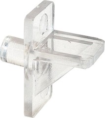U 10136 Clear Plastic Shelf Support Pegs – 1/4 Inch, 8 Count Pack for DIY She…