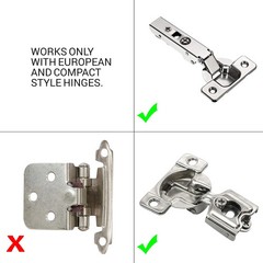 10 Pack Rok Hardware Soft Close Damper for Cabinet Doors/Compact/SoftClose Cabin