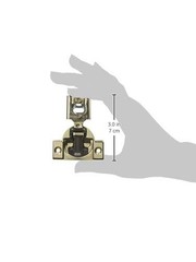 Compact BLUMOTION Hinge 10 Kits 1/2″ Overlay 105° Opening Steel Soft-Close