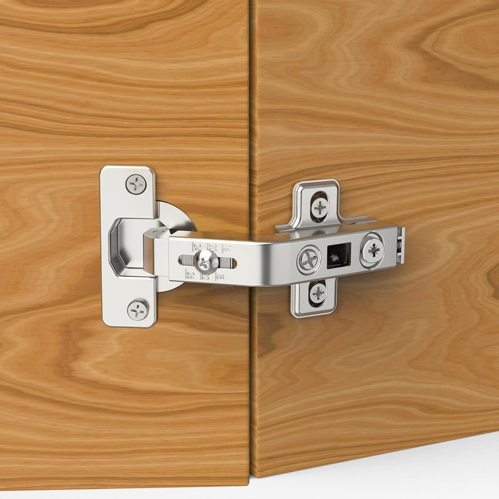 2 Pack 1 Pair 135/165 Degree Lazy Susan Hinge Full Overlay Concealed for Cabinet