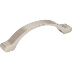 (15)-Elements Seaver 4-7/8 In. Long Satin Nickel Arched Cabinet Pull 511-96SN