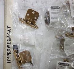 25 Pairs Amerock Cabinet Hinge Variable Overlay Self Closing Champagne Bronze