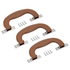3Pcs 151mm Luggage Handles Pull Handle Suitcase Case Replacement Handles Brown