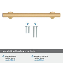 Amerock Corp 5-1/16 Inch (128 mm) Center-to-Center, Champagne Bronze