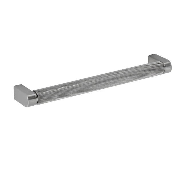 Sumner Street Home Hardware Kent knurled 7-in Center to Center Satin Nickel Pull