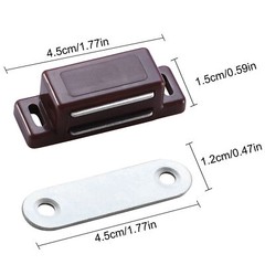 10-100 PACK Magnetic Cabinet Door Latch Closures Kitchen Cabinet Cupboard Catch