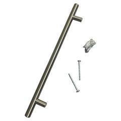 GlideRite 12in.Thick Solid Long Stainless Steel Finish Cabinet Pulls(10 Pack)