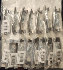 Lot of 15 Elements Hadly 449-3BNBDL Brushed Pewter 3″ Cabinet Drawer Pulls
