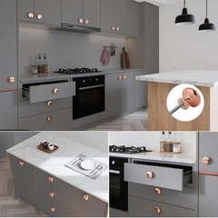 20x Polished Chrome Cabinet Hardware Round Mushroom Knob Drawer Handles 30mm/…