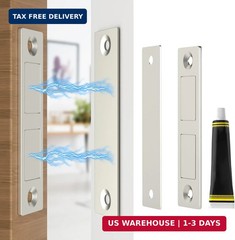 Jiayi Cabinet Door Magnets Stick On, 2 Pack 30 LB Heavy Duty Ultra Thin Invisibl