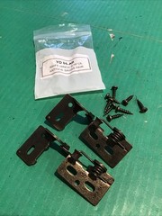 New Set of 2 Youngdale #5 Antique Brass Self Closing Knife Hinge 5/16″ YD 05-AB