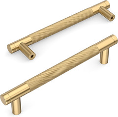10 Pack Champagne Bronze Cabinet Pulls 5″ | Kitchen Cabinet Handles for Drawer D