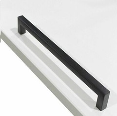 Black Kitchen Square Cabinet Handles Drawer Pull Knobs Stainless Steel 12mm 1/2″