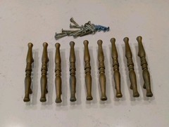 9 PCs Old Kitchen Cabinet or Drawer handle.