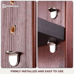 50PCS Shelf Support Pegs, 5mm L Shaped Metal Bracket Pegs Wardrobes Cabinets