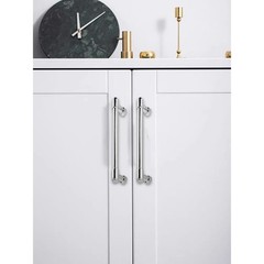 6 PCS 4 Inch 102mm Polished Chrome Cabinet Pulls Kitchen Hardware Handles