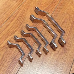 1PC 304 Stainless Steel Door Handle, Rounded Corners, 4-3/4in 120mm Centers