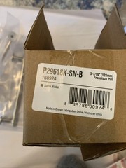 Lot of 10/P29618K-SN Satin Nickel 5 1/16”Francisco Cabinet Drawer Knob Pull
