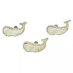 Zeckos Rustic White Cast Iron Whale 1.25 x 2.25 x 1 x Inch, – 6 –