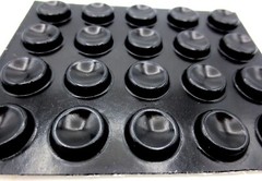 Stick-On Bumper Pad Durable Lasting Rubber Adhesive, Has 1/2″ Pad, Is 1/8″ Tall