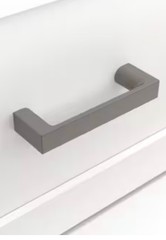 Origin 21 Vero 3-in , 76mm Center to Center Gun Metal Rectangular Bar Pull