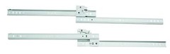 White Ball Bearing Side Mount Drawer Slides Less Bracket 20″ Length – pack of 5