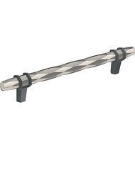 Amerock London 6-5/16″ (160 mm) Center To Center Polished Nickel Black/Bronze
