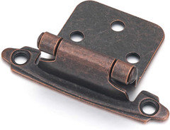 10 Pack (5 Pair) Antique Copper (Oil Rubbed Bronze) Self Closing Cabinet Hinges