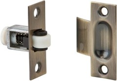IVES 336B5 Roller Catch Latche 2-1/4″x7/8″ Face Plate & T Strike Brass Blackened