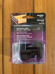 Prime Line Products R7321 Drawer Track Guide and Glides – Brown