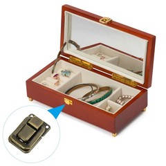 Toggle Catch Lock 1.4″ x 0.9″, 12 Pack Latch Clasp for Jewelry Box, Bronze