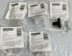 Amerock Versa 1-3/8 in. (35mm) Modern Matte Black Round Cabinet Knob(5PK)