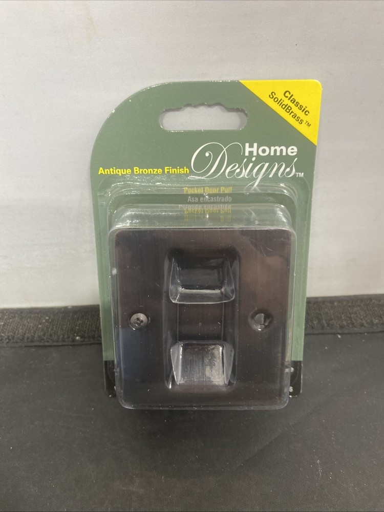 National Hardware N336-396 V1950 Pocket Door Pull Antique Bronze Finish