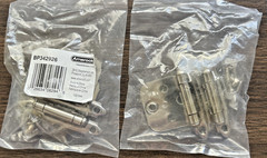 Pair 2 (4) Amerock BPR342926 Cabinet Hinge Polished Chrome 3/4 in L x 1-3/4 in W