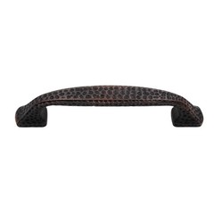 Warwick Rustic Bronze Hammered Cabinet 3 3/4″ (96mm) CTC Pull DH1005BZ