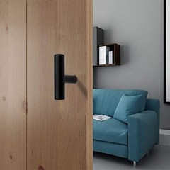5 Pack Cabinet Knobs Round Bar Dresser Single Hole – 5 Pack Matte Black