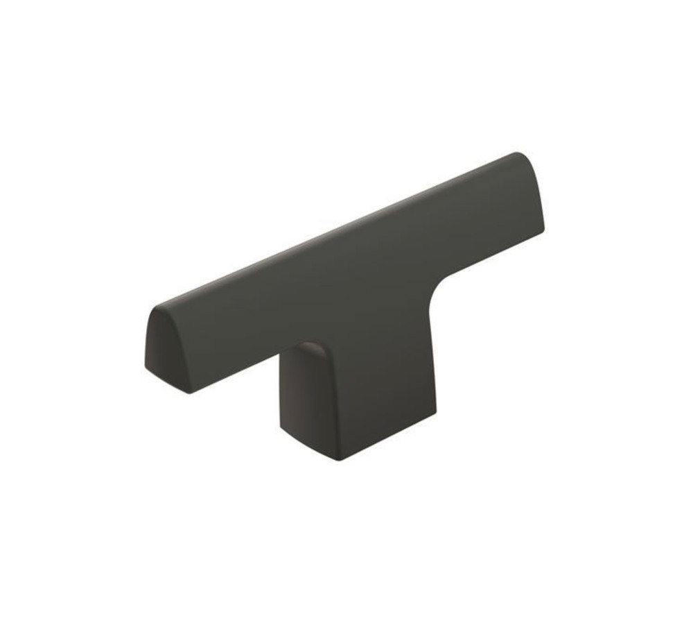 Amerock Riva 2-1/2 Inch Bar Cabinet Knob BP55361MB, Matte Black *FREE SHIPPING*