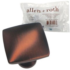 Allen + Roth Designer Bronze Gilt Square 1 3/8″ Knob 40907