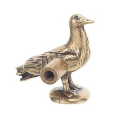 Light Brown Brass Bird Drawer Handles Artistic Animal Pulls for Dresser Cabinets