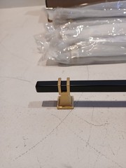 Lepatape 9 Pack Matte Black Gold Cabinet Pulls 10″ Modern Handle for Kitchen