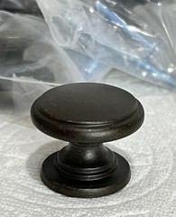 16-1” Oiled Bronze Drawer Knobs with Screws, Free Shipping