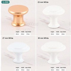 Stainless Steel Round Cupboard Knob Chest Drawer Cabinet Kitchen Pull Handles