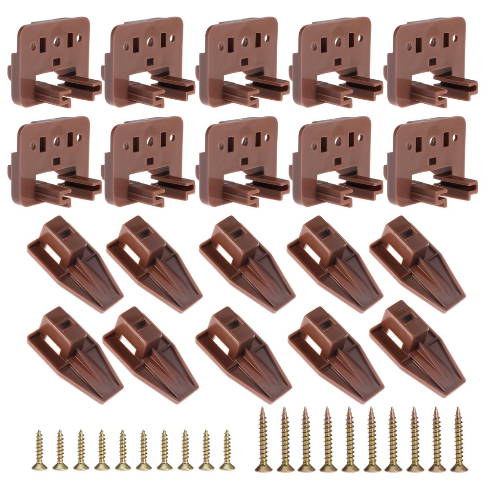 10PCS Drawer Slide Track Guide Glide for Center Mount Drawer for Dressers and…