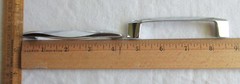 Drawer pull Chrome MCM style 4 1/2″ LOT of 8 Cabinet handle cupboard Hoosier