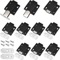 10 Pack Magnetic Push Latches Push To Open Door Latch Push Release for Cabinet