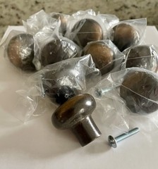 Kraftmaid 7034 Forged Collection Aged Bronze Cabinet Knob x10 Count KNOB7034AGB