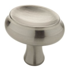 (5 Pack) 1-3/8 inch Cabinet Shop Glenview Knob Satin Nickel