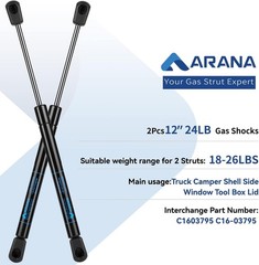 C16-03795 691003 Gas Struts C16-33420A C16-09903/107N Gas Shock 12 inch 24LB
