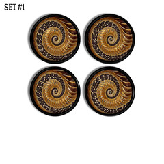 Spiral Drawer Pulls | Abstract Cabinet Knobs | Dark Steampunk Decor 4, 6 or 8pc