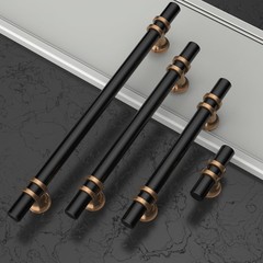 10 Pack Champagne Bronze and Matte Black Kitchen Cabinet Knobs Cabinet Hardwa…